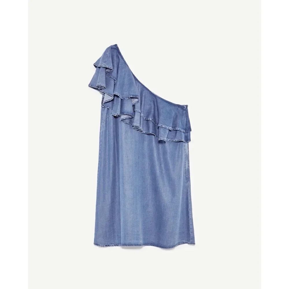 ✨ HP✨FRILLED ASYMMETRIC DRESS:✨ - Picture 7 of 8